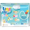 Uni Baby Aktif Oyna Öğren Islak Mendil 156 Yaprak 3'lü Paket Günlük Kullanım İçin