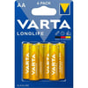 Varta Longlife Alkalin Kalem Aa Pil 6 Lı Paket