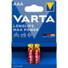 Varta Longlife Max Power 2 Li AAA Ince Kalem Pil