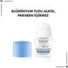 Vichy Mineral Unisex Roll-on Deodorant 50 ml – Pudrasız, Alkol İçermeyen, Hipoalerjenik, 48 Saat Koruma