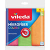 Vileda Temizlik Bezi Mikrofiber 3 Lü Colors Xl 36X34 cm