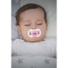 Wee Baby 2'li Silikon Damaklı Emzik 6-18 Ay Karanlıkta Parlayan Tasarım