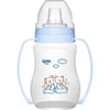 Wee Baby Antikolik Akıtmaz Kulplu PP Alıştırma Bardağı 250 ml Mavi 6+ Ay Bebekler İçin