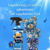 Yumoş Açık Hava Etkisi Sprey Mavi Gelincik Yıkanması Zor Eşyalar Için 430 ml