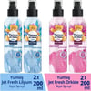 Yumoş Jet Fresh Orkide 2X200 ml + Jet Fresh Lilyum Giysi Spreyi 2X200 ml