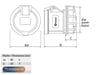 BEMISBC1-1505-2440BEMIS BC1-1505-2440 CEE NORM 5/16A 380V SOMUNLU MAKINE PRIZ