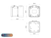 BEMISBC1-1505-2510BEMIS BC1-1505-2510 CEE NORM 5/16A 380V DUZ DUVAR PRIZ