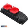 BEMISBK6-2504-4612BEMIS BK6-2504-4612 TRIFAZE KAUCUK 25A PLASTIK IKILI GRUP PRIZ
