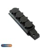 BEMISBK6-2504-4618BEMIS BK6-2504-4618 TRIFAZE KAUCUK 25A PLASTIK DORTLU GRUP PRIZ