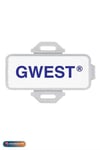 GWEST1529GWEST 1529 GPET - 2 50X17mm YAPISKANLI ETIKET TASIYICI
