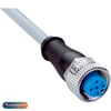 SICK2096235SICK 2096235 YF2A14-050VB3XLEAX M12 4 PIN 5MT KABLOLU DUZ KONNEKTORLU KABLO