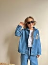 Denim Kumaş Gömlekli Erkek Çocuk 3 lü Takım