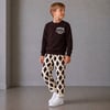 Erkek Çocuk Baskılı Sweatshirt Desenli Pantolon Alt Üst Takım