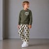 Erkek Çocuk Baskılı Sweatshirt Desenli Pantolon Alt Üst Takım