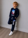 Erkek Çocuk Karakter Baskılı Lacivert 2’li Sweatshirt Eşofman Takımı