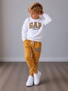 Erkek Çocuk Nakışlı Bisiklet Yaka Sweatshirt Jogger Pantolon Alt Üst Takım