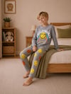 Erkek Çocuk Smile Baskılı Uzun Kollu Pijama Takımı