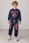 Erkek Çocuk Spidey Baskılı Sweatshirt Jogger Pantolon Alt Üst Takım