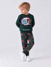 Erkek Çocuk Super Bear Adventure Baskılı Sweatshirt Jogger Pantolon Alt Üst Takım