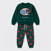 Erkek Çocuk Super Bear Adventure Baskılı Sweatshirt Jogger Pantolon Alt Üst Takım