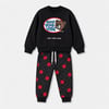Erkek Çocuk Super Bear Adventure Baskılı Sweatshirt Jogger Pantolon Alt Üst Takım