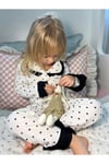 Kalp Desenli Kız Çocuk Pijama Takımı