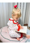 Kalp Desenli Kız Çocuk Pijama Takımı