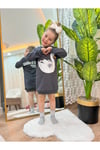 Karakter Baskılı Kız Çocuk Sweat Elbise