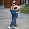 Kız Çocuk Denim Ceket Pantolon Takım – Spor Şık Kombin