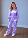 Kız Çocuk Süzene Nakışlı Rahat Kalıp Sweatshirt Pantolon 2’li Takım