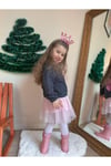 Yigit Butik Barbie Baskılı Tüllü Sweat Elbise