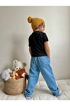 Yigit Butik Baskılı Erkek Çocuk Jeans Pantolon