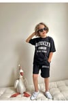Yigit Butik Baskılı Şortlu Erkek Çocuk Takım