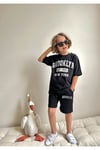 Yigit Butik Baskılı Şortlu Erkek Çocuk Takım