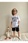 Yigit Butik Baskılı Şortlu Erkek Çocuk Takım