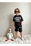 Yigit Butik Baskılı Şortlu Erkek Çocuk Takım