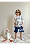 Yigit Butik Baskılı Şortlu Erkek Çocuk Alt Üst Takım