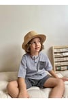 Yigit Butik Çizgili Şortlu Erkek Çocuk Takım