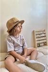 Yigit Butik Çizgili Şortlu Erkek Çocuk Takım