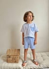 Yigit Butik Çizgili Şortlu Erkek Çocuk Takım