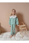 Yigit Butik Gömlek Yaka Kız Çocuk Alt Üst Takım