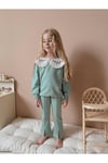 Yigit Butik Gömlek Yaka Kız Çocuk Alt Üst Takım