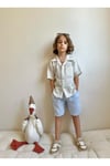 Yigit Butik Keten Kumaş Erkek Çocuk Alt Üst Takım