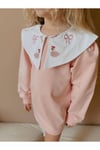 Yigit Butik Kız Çocuk Gömlek Yaka Elbise