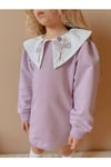 Yigit Butik Kız Çocuk Gömlek Yaka Elbise