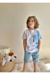 Yigit Butik Kot Şortlu Erkek Çocuk Takım