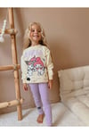 Yigit Butik Kuromi Baskılı Taytlı Kız Çocuk Takım
