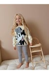 Yigit Butik Minnie Baskılı Taytlı Kız Çocuk Takım