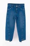 Yigit Butik Mom Fit Kız Çocuk jean Pantolon