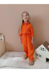 Yigit Butik Müslin Kumaş Kız Çocuk Alt Üst Takım
